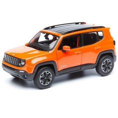 Maisto Машинка сборная "SPAL - Jeep Renegade" 1:24, оранжевая