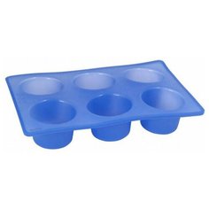 Форма для кексов силиконовая, 28,5x19x5 см (6 ячеек) Regent Inox