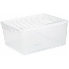 Ящик для хранения TEXTILEBOX 18.5л 40x34x17 прозрачный,CURVER