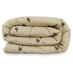 Одеяло "Gold Camel" Евро, 200х215, Зимнее, с наполнителем Верблюжья шерсть Фабрика снов