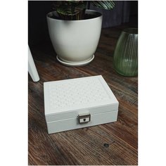 Шкатулка для украшений S-498W белый Ismat Decor