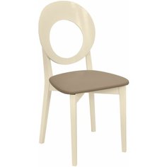 Стул Leset Хьюстон Капучино лак, обивка экокожа 514