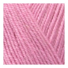 Пряжа для вязания ПЕХ Кроссбред Бразилия (50% шерсть, 50% акрил) 5х100г/490м цв.582 св.фуксия Пехорка ПЕХ.крос.браз.582