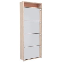 Обувница Leset Эдит 4S , (зеркальная) Дуб санома