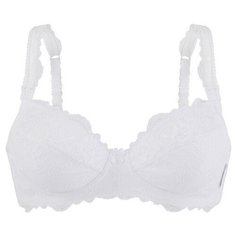 Бюстгальтер для кормления с широкими бретелями "Компромисс", размер 75Е, белый Mama Com.Fort