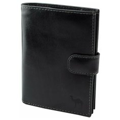 Портмоне мужское с клапаном Camel 883/K чёрный Dimanche