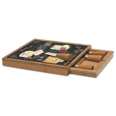 Набор для сыра: разделочная доска + 4 ножа Мир сыров Easy Life R2S891_WOCH-AL
