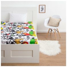 Простыня "Этель" Панды 150*210 см, бязь, 100% хлопок, бязь 5531862