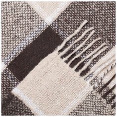 Плед Palermo, 140х200 см, бел/пес/кастор рап.7, 20% шерсть 40%пан 40%пэ 3473533 Vladi