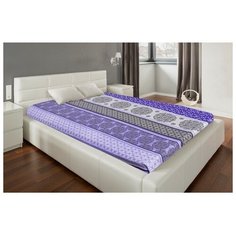 Простыня 1,5сп Экономь и Я 150*215±3 "Нежность" цв. фиолетовый,100% хлопок, бязь, 100гр/м2 5040956