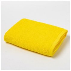 Полотенце махровое Экономь и Я 50х90 см, цв. солнечный желтый, 100% хлопок 5135587