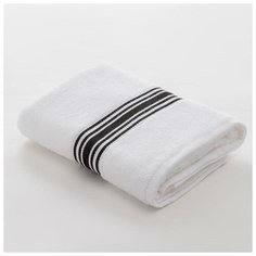Полотенце махровое LoveLife "Полосы" 50*90 см, цв. черный 100% хл, 360 гр/м2 5070448