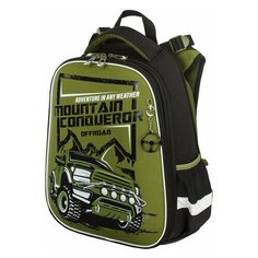 Ранец BRAUBERG PREMIUM, 2 отделения, с брелком, "Mountain conqueror", 38х29х16 см, 229907