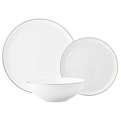 Набор столовой посуды 12 предметов на 4 персоны Кашемир Голд Maxwell & Williams MW583-EF0122 Костяной фарфор