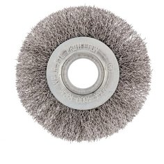 СИБРТЕХ Щетка для УШМ, 100, посадка 22,2, плоская, витая проволока Сибртех