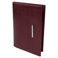 Обложка для паспорта"Nice"10055 перламутр вишневый Dimanche