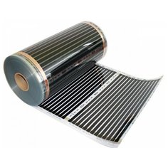 Инфракрасный пленочный теплый пол на отрез Qterm ширина 50 см длина 2 м целым куском