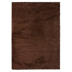 Ковер прямоугольный SHAGGY ULTRA S600 150х230 см, BROWN, ПП 100% 6907388 Merinos