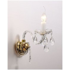 Настенный светильник Favourite Monreal 1735-1W, E14, 40 Вт, кол-во ламп: 1 шт., цвет арматуры: бесцветный