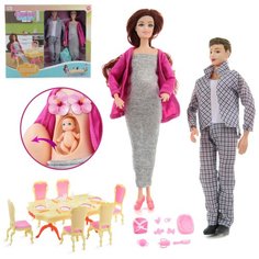 Набор VELD CO 115904 с куклами "Ужин"