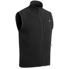 Жилет флисовый для горных походов мужской MH120 QUECHUA Х Decathlon Черный XXXXL