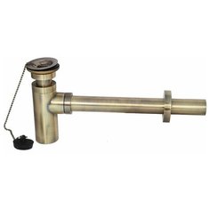 Сифон для раковины Kaiser бутылочный с выпуском 32 мм, бронза (958Z-An)