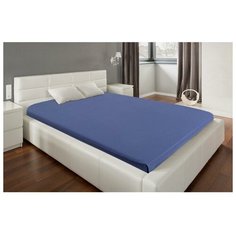 Простыня Этель 200*220 см,цв.синий,поплин,125 гр/м2,100% хлопок 4913110