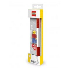 Гелевая ручка с минифигуркой LEGO Classic, цвет чернил: красный