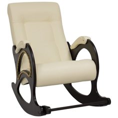 Кресло-качалка Модель 44, Венге, экокожа Dundi 112 Komfort