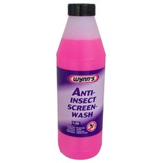 Концентрат жидкости для стеклоомывателя WYNNS Anti-Insect Screen-Wash, 1 л