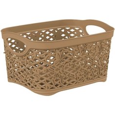 Корзина прямоугольная Fiori 3,3л слоновая кость Bran Q
