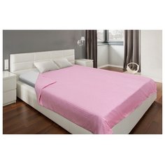 Пододеяльник Этель Basic, страйп-сатин, 200 x 217 см, розовый