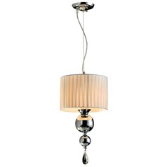 Потолочный светильник ESCADA 1150/1S, E14, 40 Вт, кол-во ламп: 1 шт., цвет арматуры: хром, цвет плафона: белый