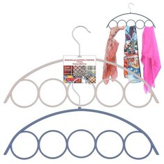 Вешалка для шарфов и платков, 5 колец, арт. VL26-65 МультиДом