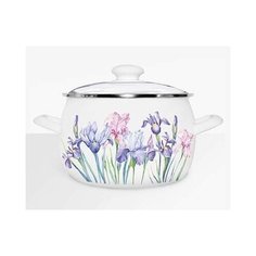 Кастрюля Hitt "Ирисы", 3,5 литра