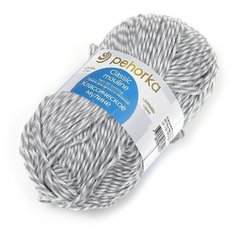 Пряжа Пехорка "Классическое мулине", 200 метров, 5 мотков по 100 грамм, цвет: 0607 белый, стальной