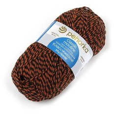 Пряжа Пехорка "Классическое мулине", 200 метров, 5 мотков по 100 грамм, цвет: 1167 золото, антрацит