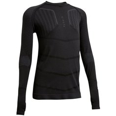 Термобелье детское верх Keepdry 500 черное, размер: 131-140 CM 8-9, цвет: Черный KIPSTA Х Декатлон Decathlon