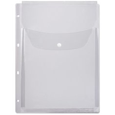 Папка-конверт на кнопке ДПС А4, 180 мкм, 200 листов Dp Skanc