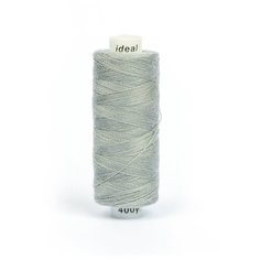 Нитки бытовые IDEAL 40/2 366м 100% п/э, цв.222 серый, шт.