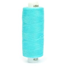 Нитки бытовые IDEAL 40/2 366м 100% п/э, цв.413 голубой, 10 шт.