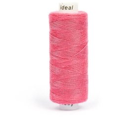 Нитки бытовые IDEAL 40/2 366м 100% п/э, цв.173 розовый, 10 шт.