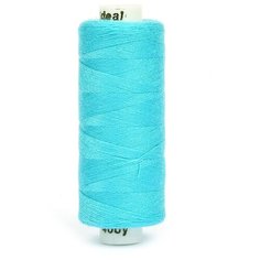 Нитки бытовые IDEAL 40/2 366м 100% п/э, цв.350 голубой, 10 шт.