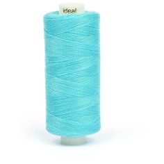 Нитки бытовые IDEAL 40/2 366м 100% п/э, цв.324 голубой, 10 шт.