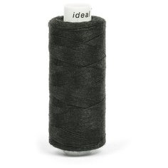 Нитки бытовые IDEAL 40/2 366м 100% п/э, цв.черный, 10 шт.