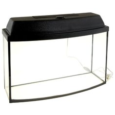 Аквариум телевизор с крышкой, 45 литров, 60 х 22 х 35/40,5 см, чёрный Пижон