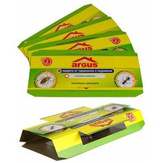 Аргус клеевая ловушка от тараканов, мух, муравьев, «Домик», 5шт/уп. Argus