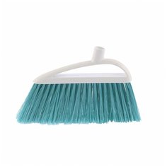 Щетка пластмассовая для подметания пола , 230 мм "LUX" без черенка, бирюзовая щетина// Elfe