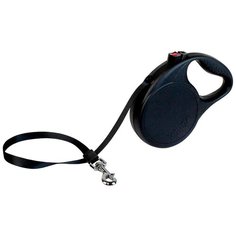 KONG TRAIL ременной поводок рулетка для животных 5 метров размер M черная (1 шт)