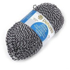 Пряжа Пехорка "Классическое мулине", 200 метров, 5 мотков по 100 грамм, цвет: 0745 моренго, светло серый